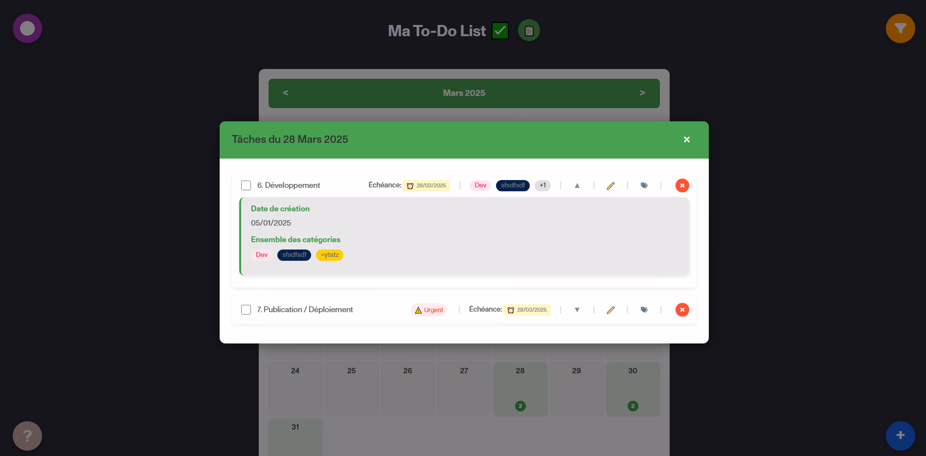 Wan's TodoList : application de gestion de tâches complète et épurée en React