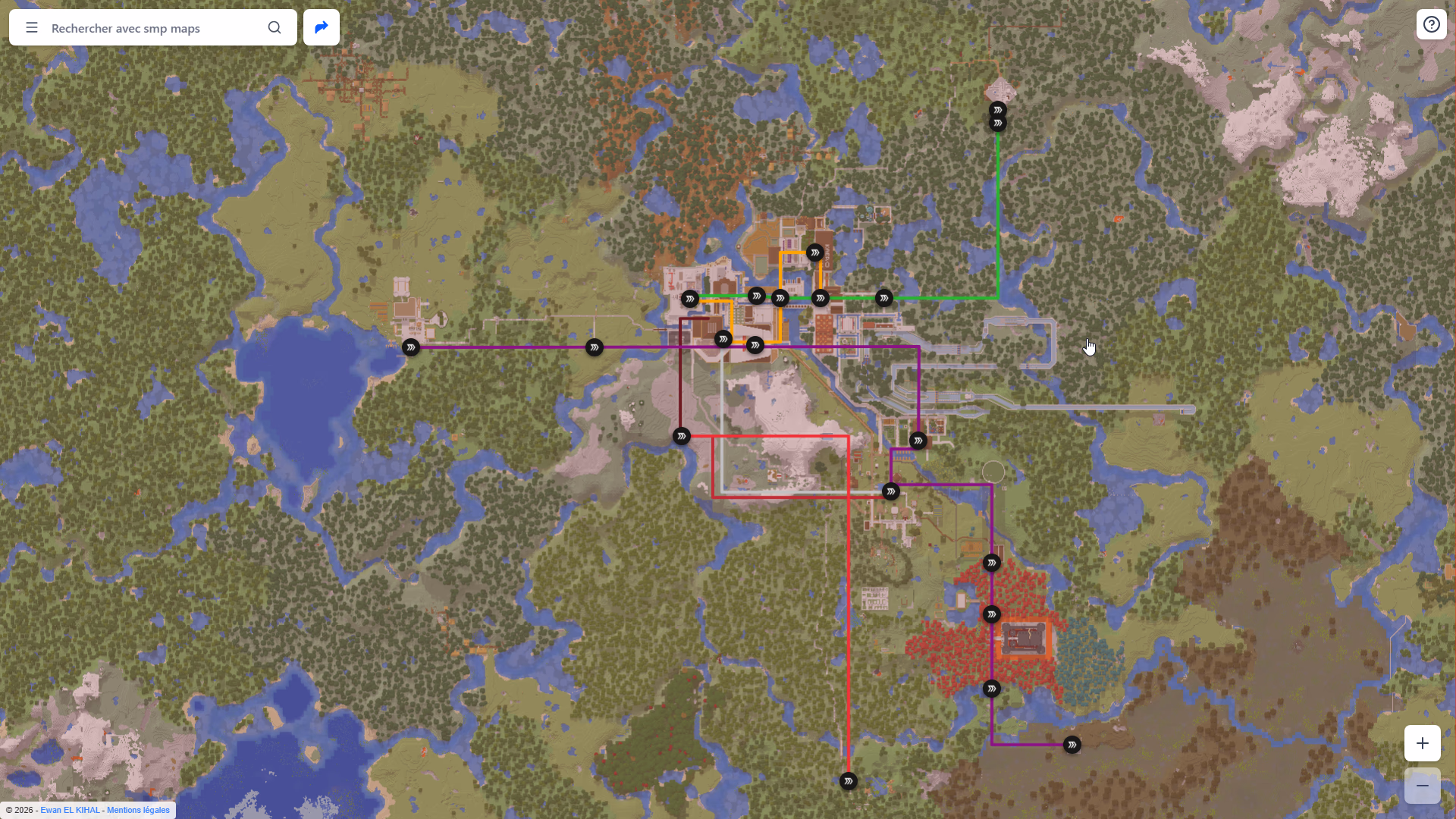 SMP Maps : SIG Web interactif sur Minecraft
